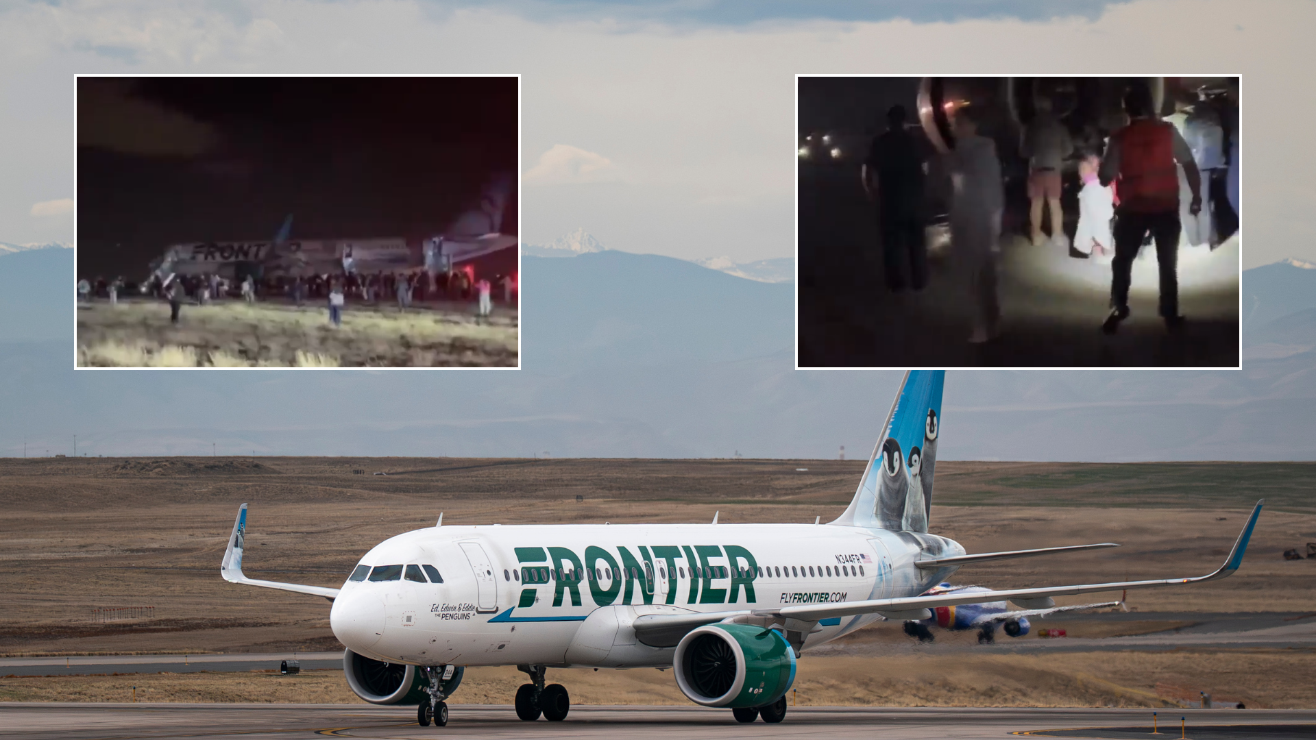 Frontier Airline plane hits person who trespassed on runway at Denver Airport