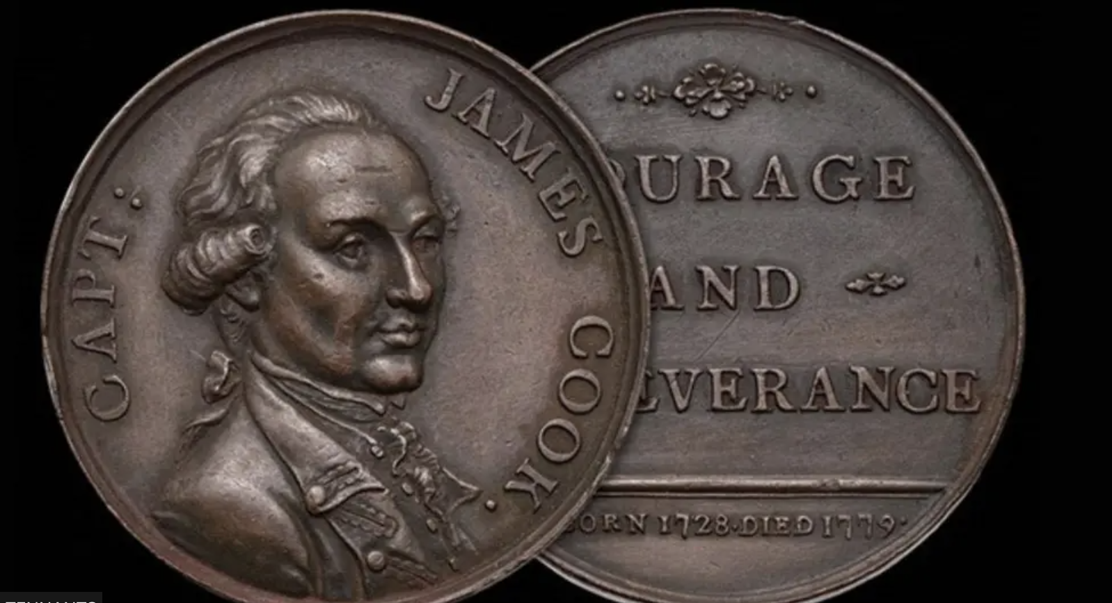 Captain Cook medal bought at car boot sale for £25 sells for £5,000 at auction