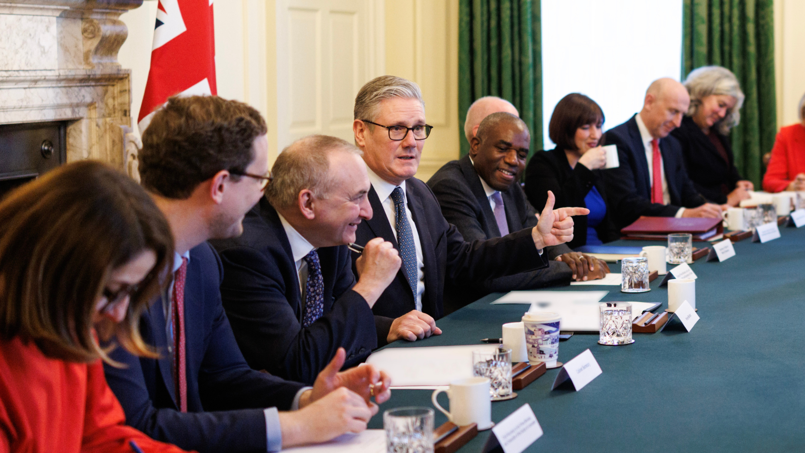 Ministers arrive at Downing Street for showdown Cabinet meeting with Keir Starmer's leadership on the brink
