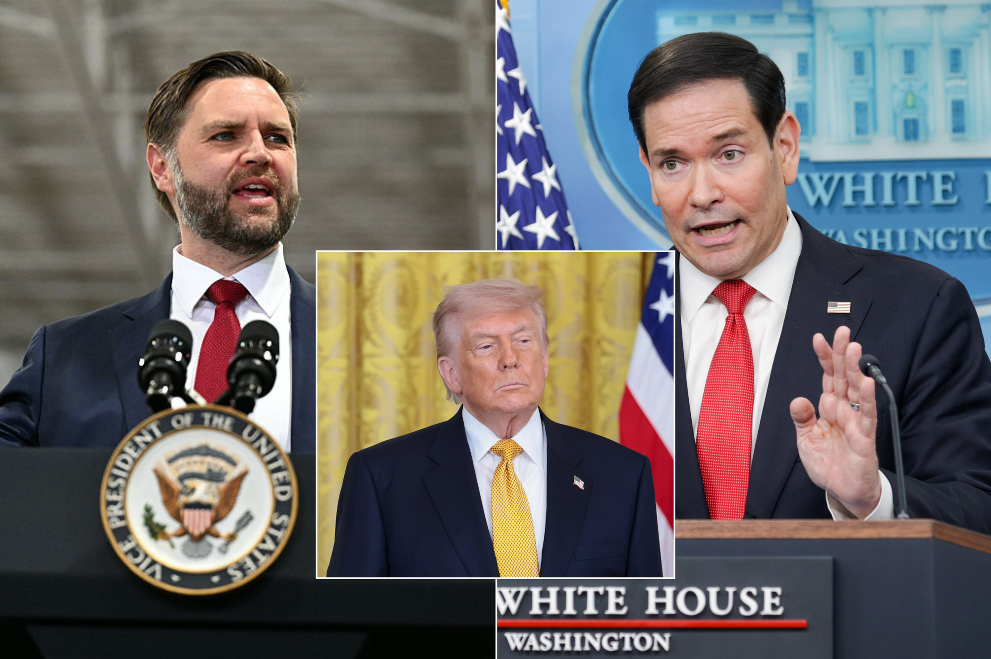 Donald Trump hails 'dream team' of JD Vance and Marco Rubio but refuses to endorse direct successor