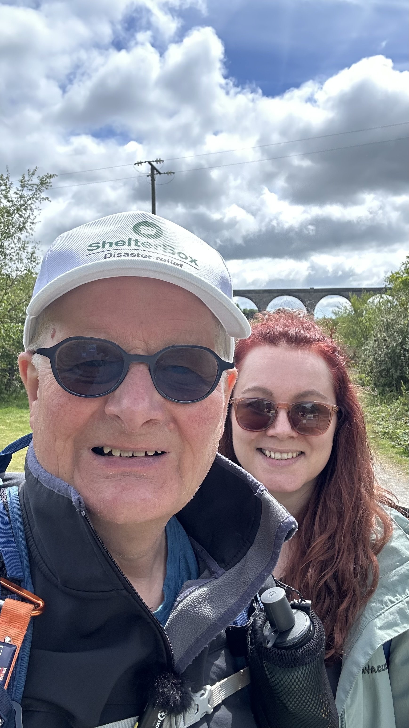 Former vicar 'daunted but excited' as he sets off on 700-mile walk across England