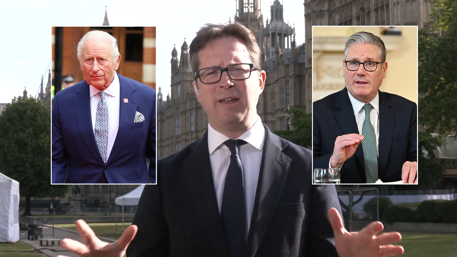Tories' Alex Burghart says he ‘feels very sorry for the King’ as speech mired in Keir Starmer's leadership crisis