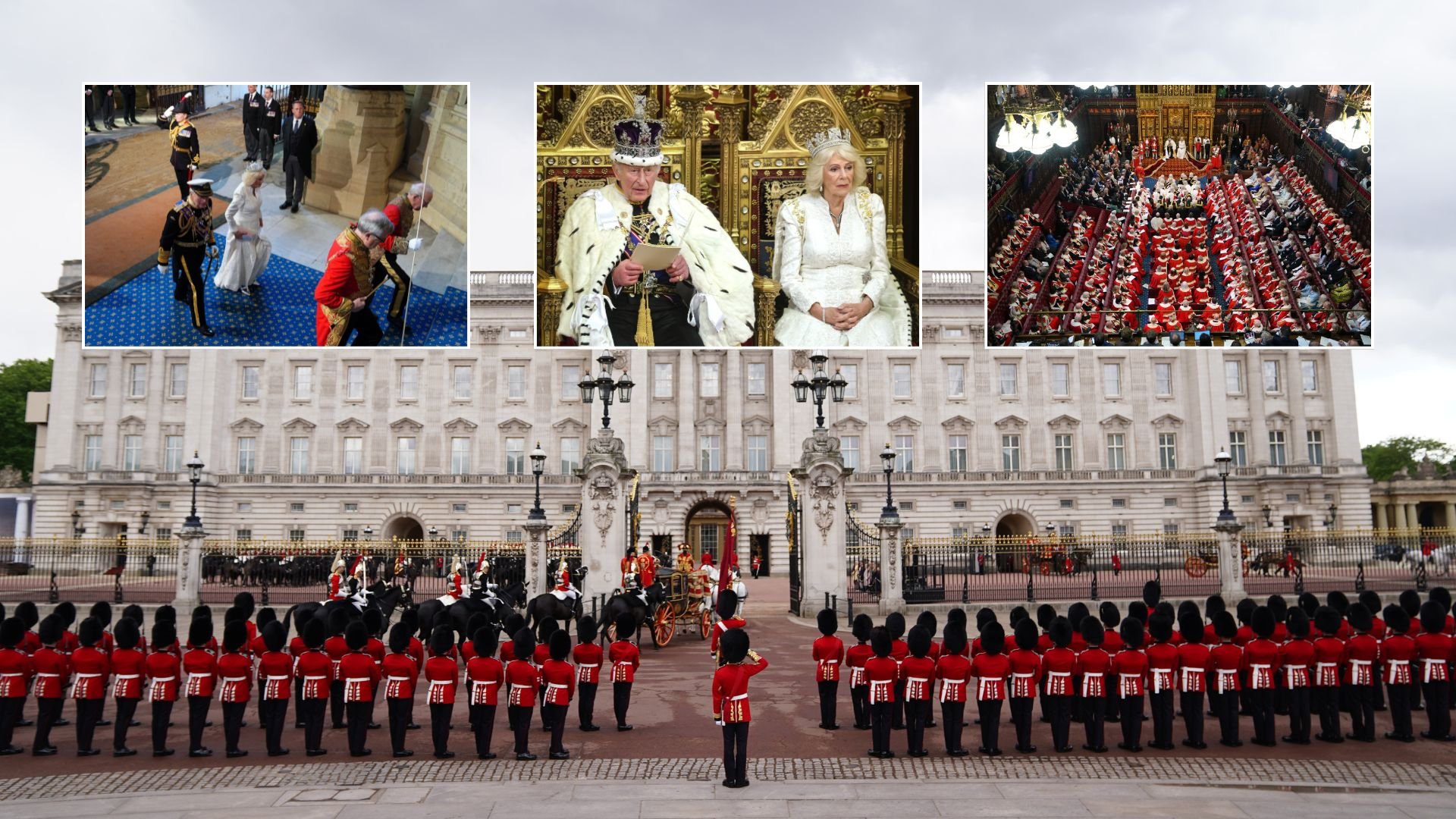 Best pictures as King Charles and Queen Camilla attend State Opening of Parliament