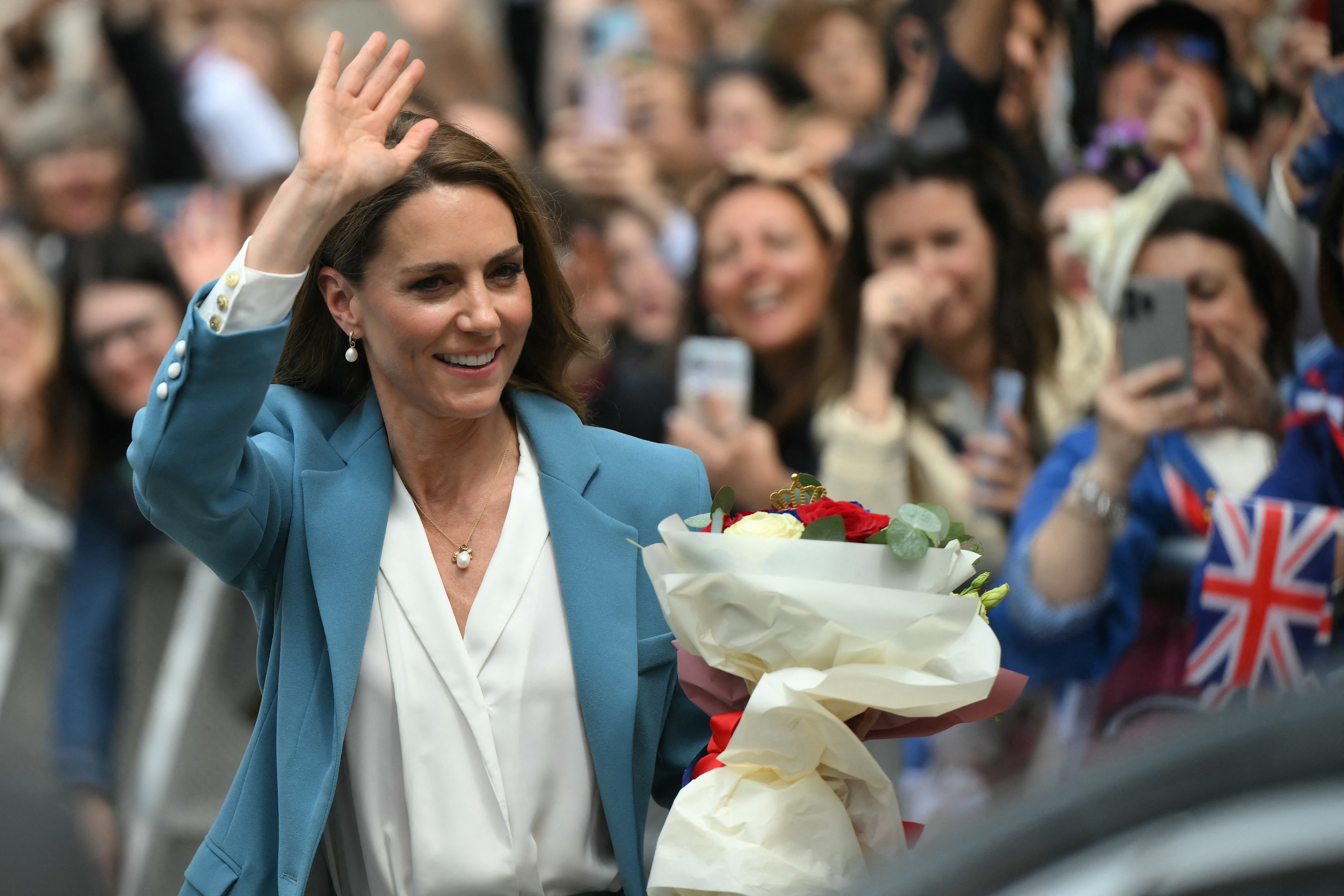 Princess of Wales draws screaming crowds in Italy as Catherine's real mission begins