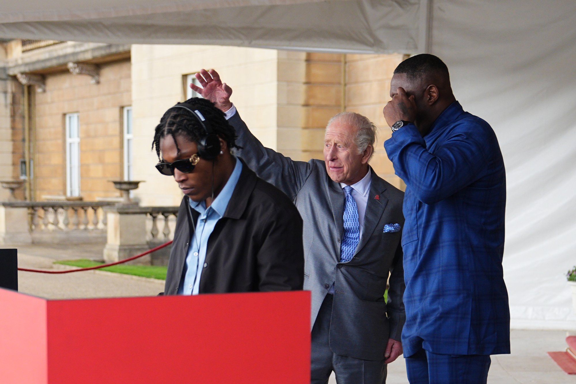 King Charles hits DJ decks at Buckingham Palace garden party