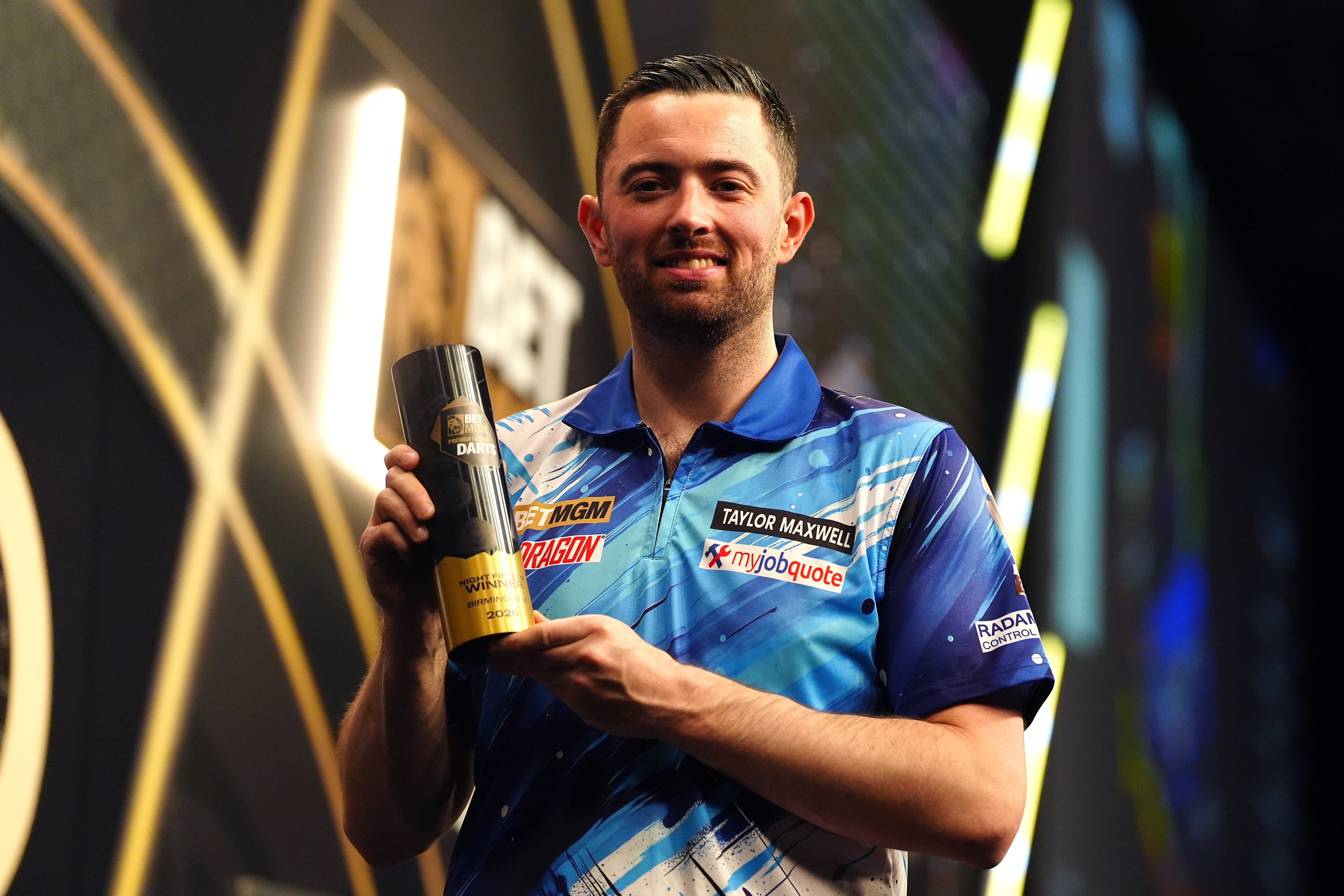 Luke Humphries makes admission about his fiancée after reaching Premier League Finals Night