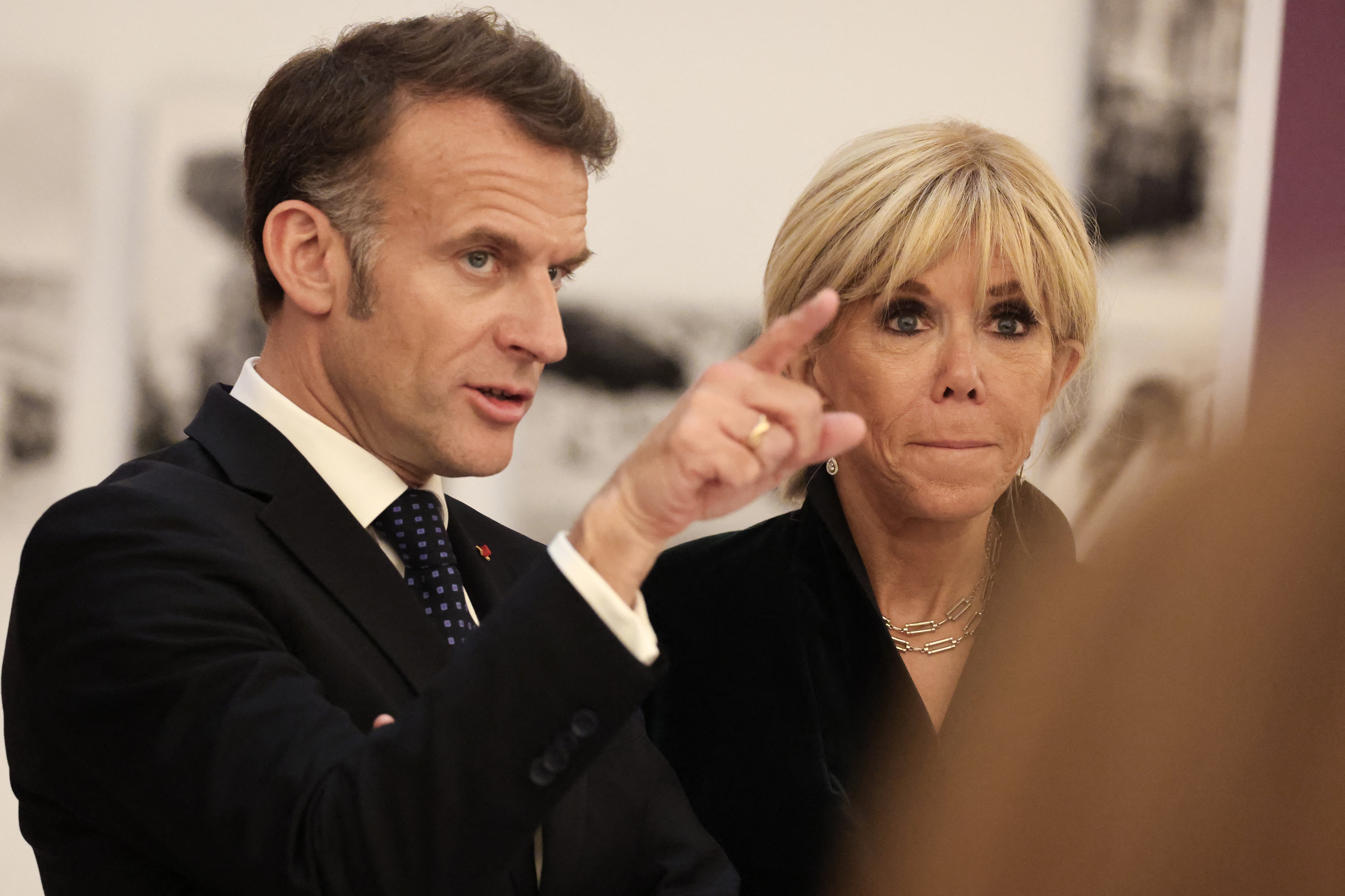 Emmanuel Macron 'panics' if he cannot see his wife, new book claims
