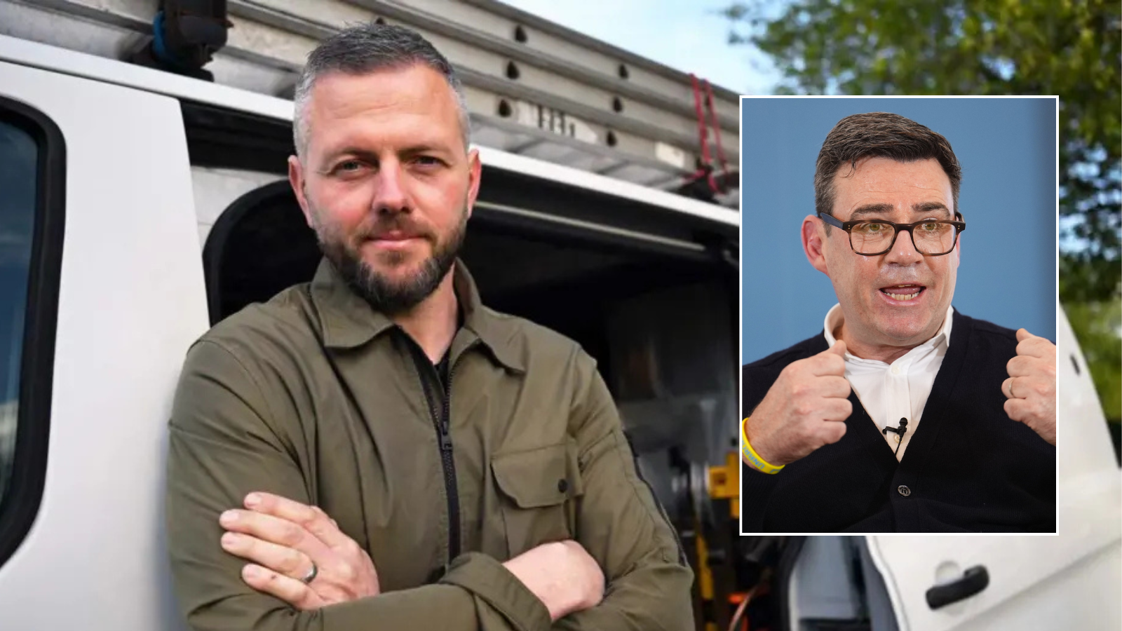 Meet Reform's 'plucky plumber' Makerfield by-election candidate who faces 'David versus Goliath battle' against Andy Burnham