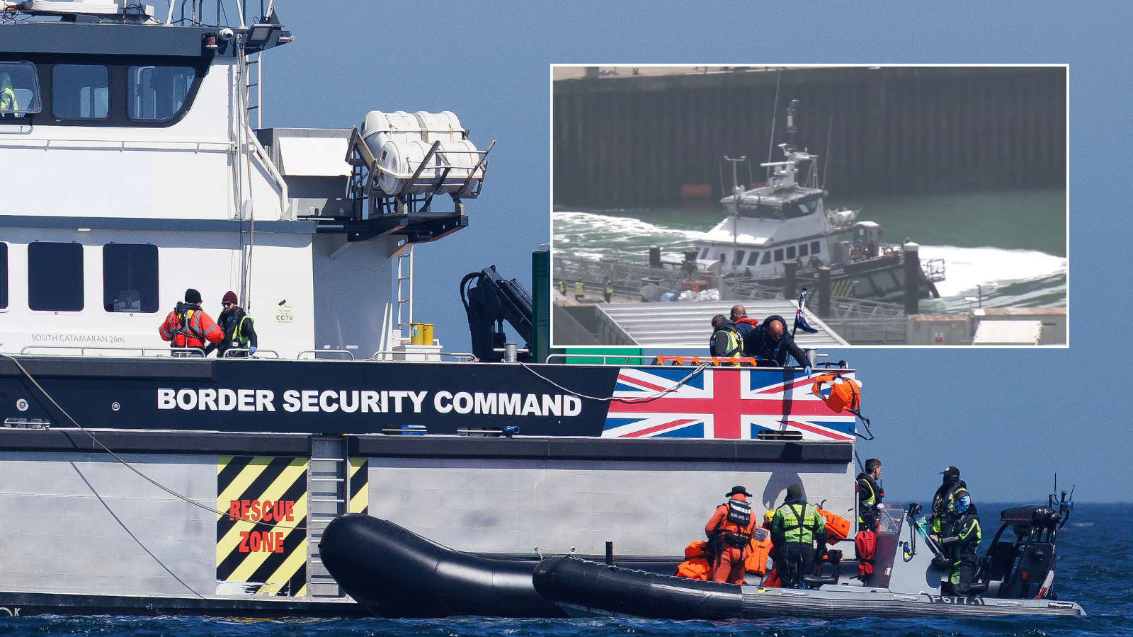 Droves of illegal migrants arrive in Britain as UK braces for record May heat