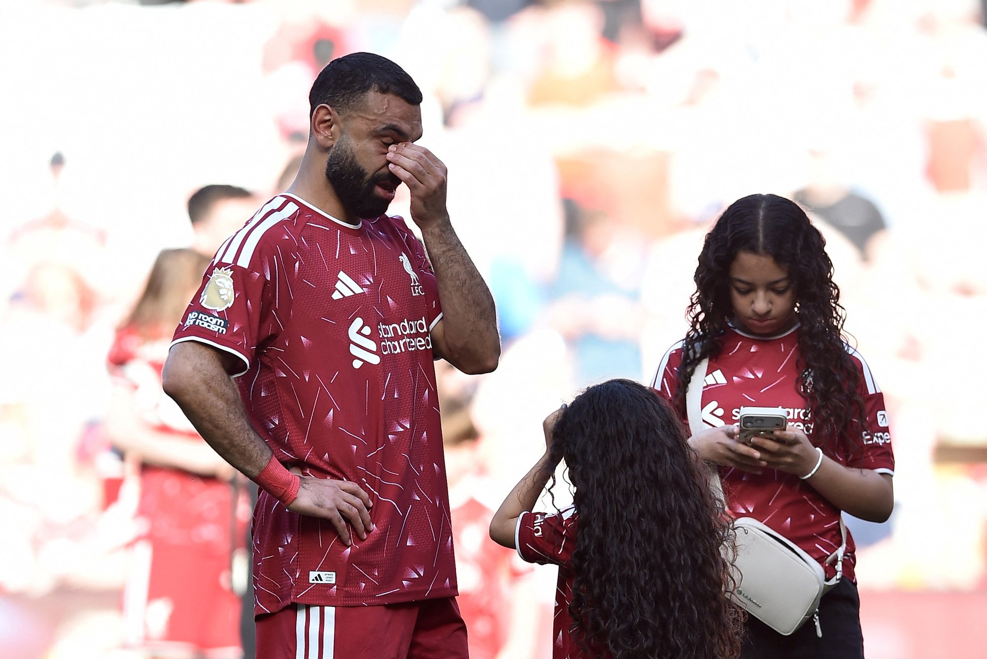 Mohamed Salah admits he 'cried more than in my entire life' as Liverpool star says goodbye to club