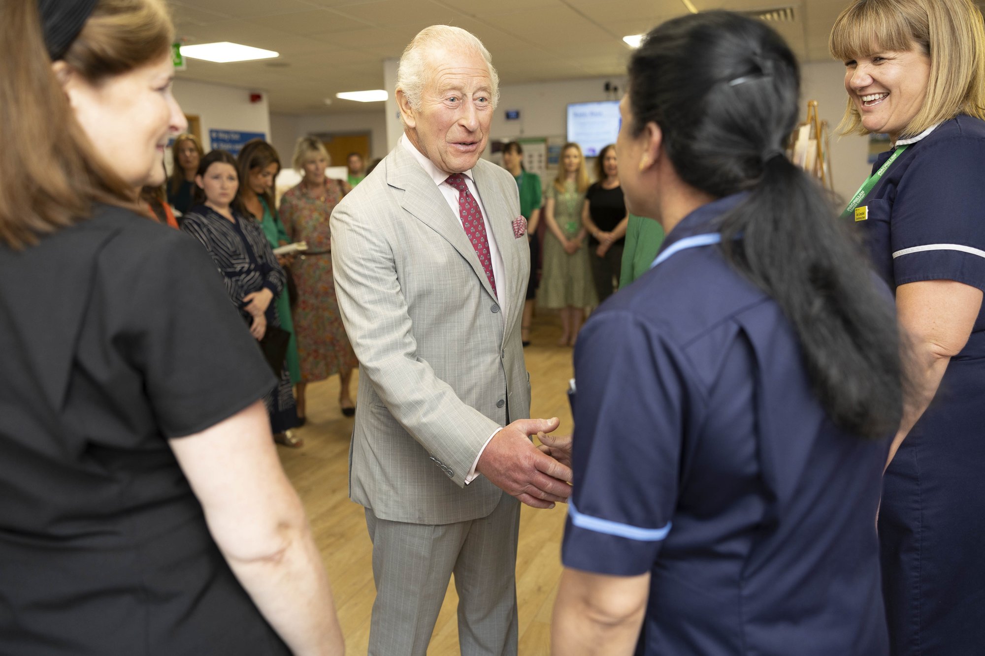 King Charles forms 'instant bond' with cancer patients during visit to new hospital centre