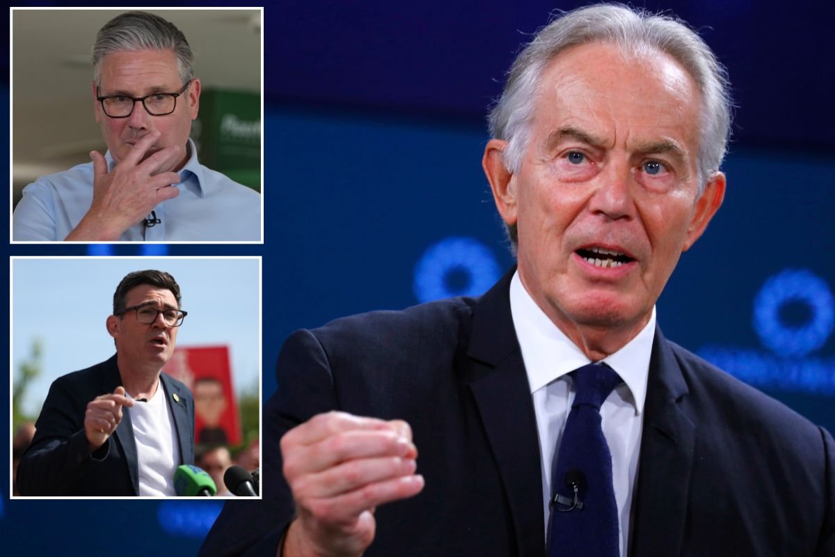 Labour MPs row after Tony Blair lashes out at Keir Starmer and Andy Burnham