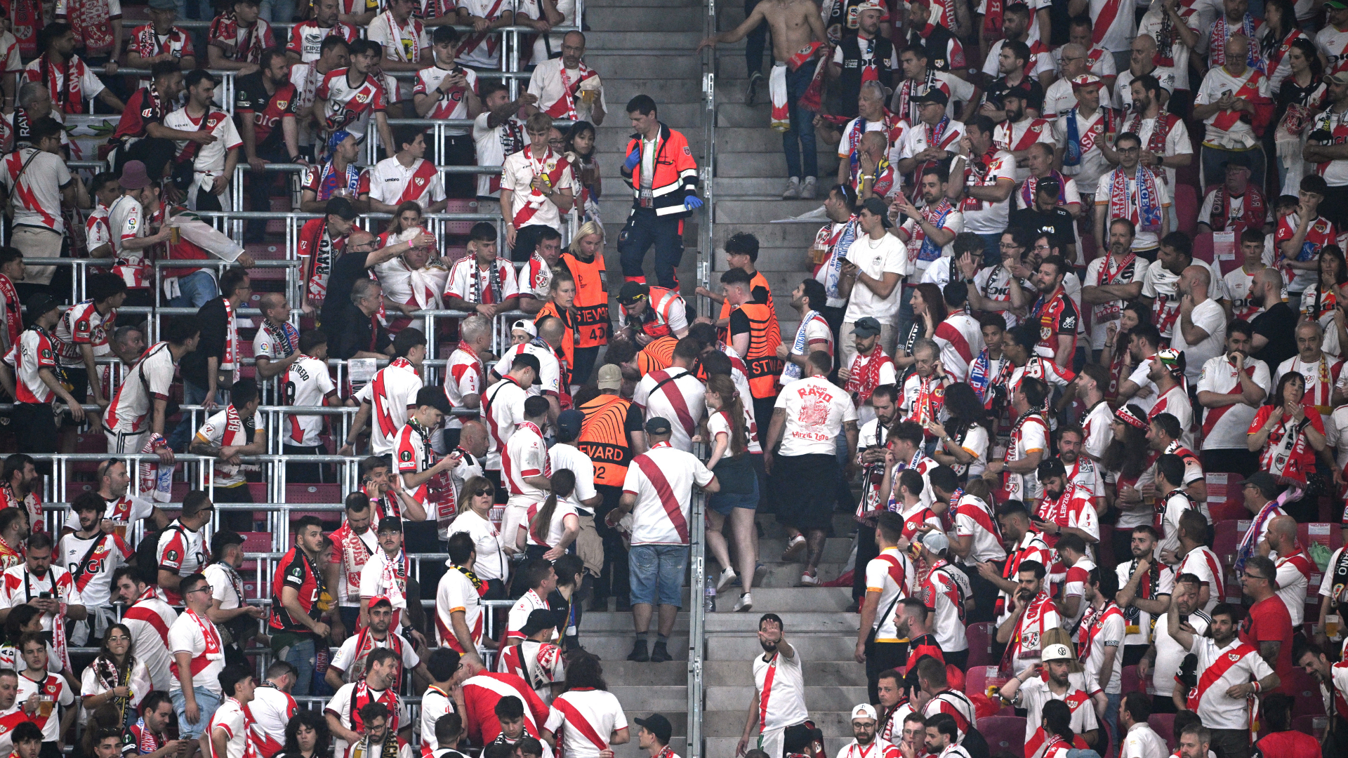 Crystal Palace's Europa Conference League final delayed due to medical emergency in stands