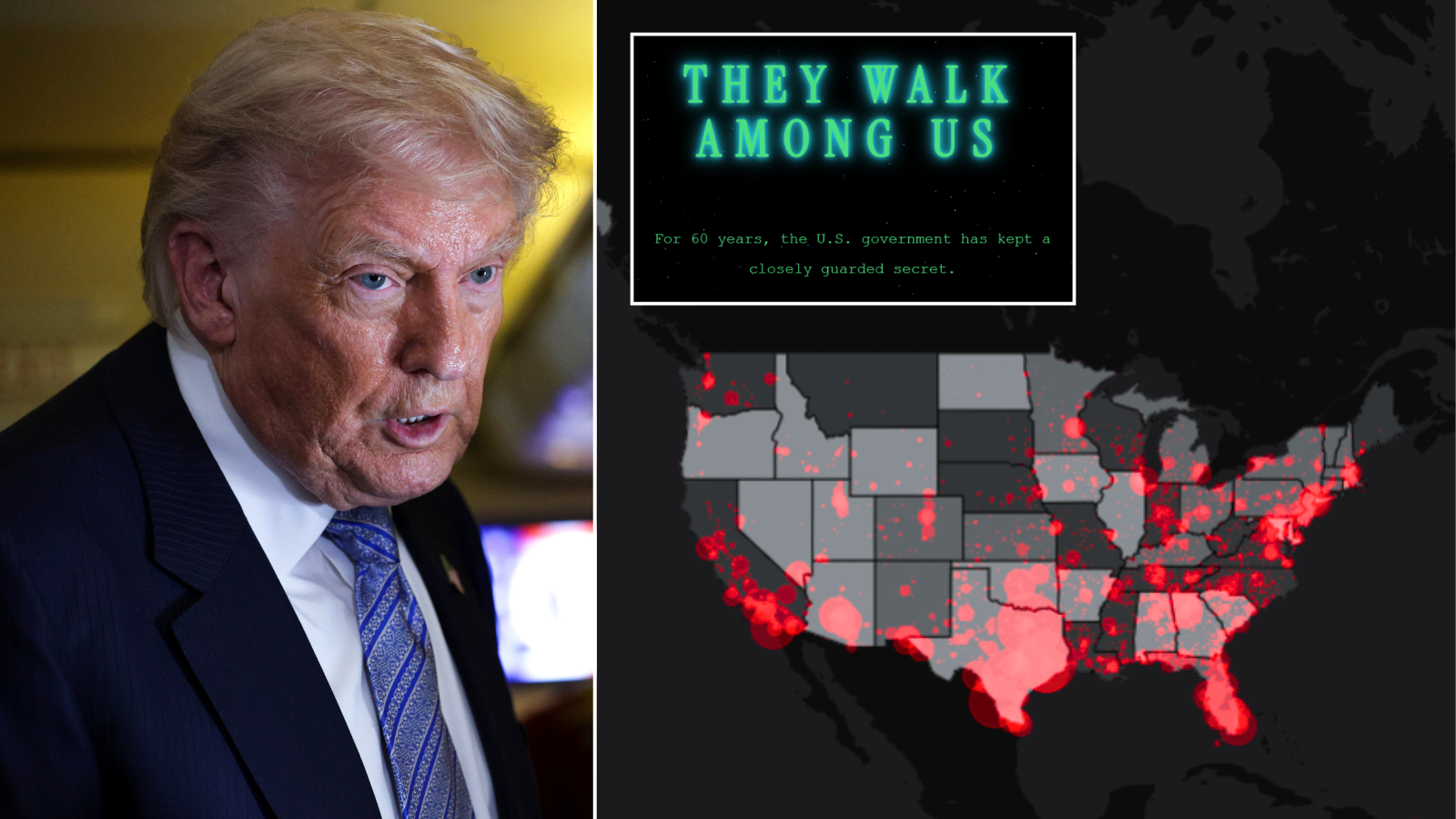 'They walk among us!' White House reveals shock extent of 'alien invasion' - with a twist