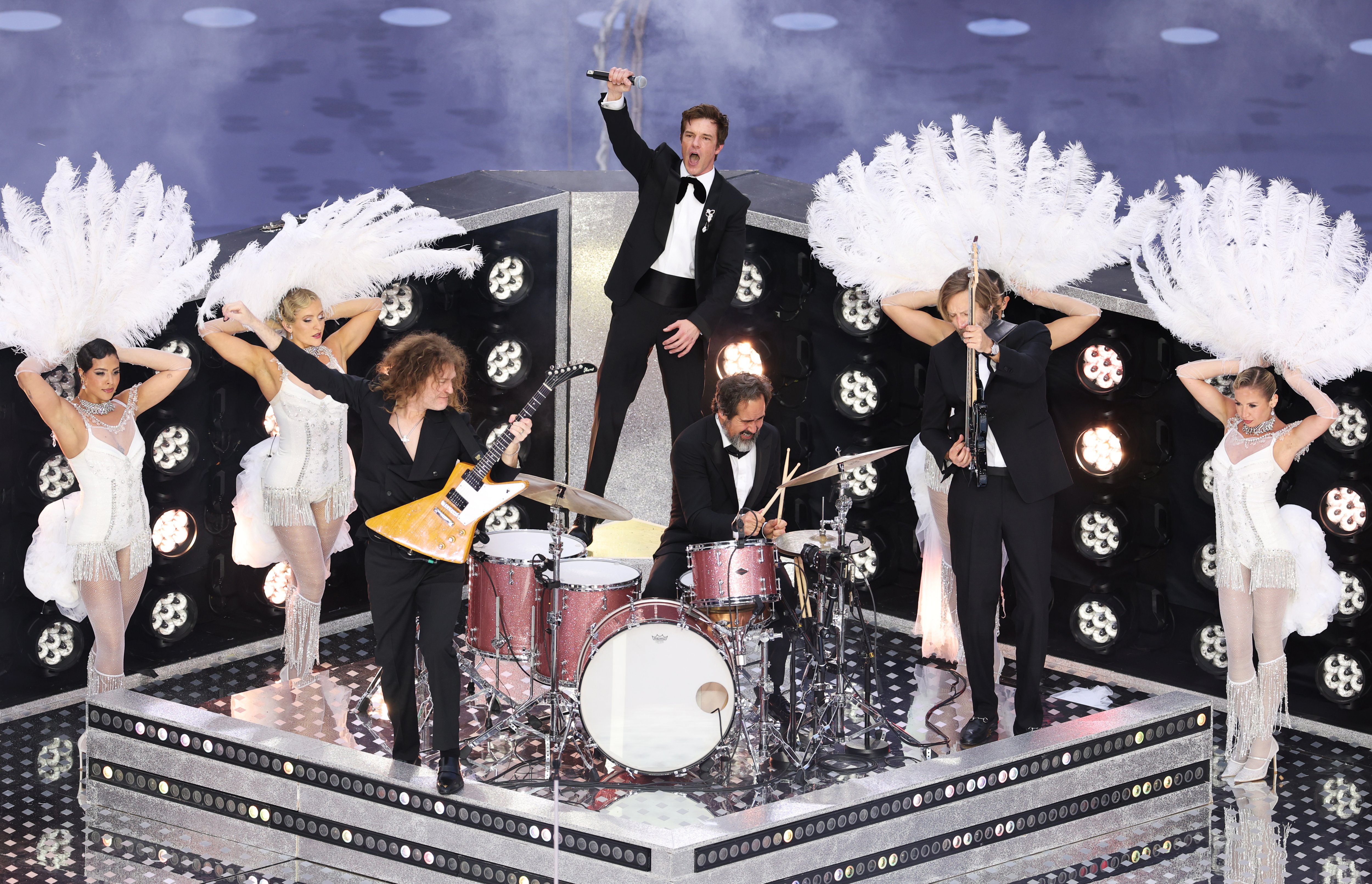 The Killers accused of miming before Arsenal and PSG Champions League final