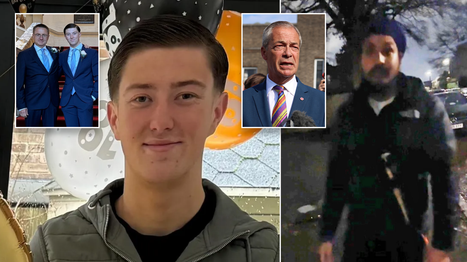Nigel Farage declares 'white lives matter too' after police finally release footage of Henry Nowak's arrest