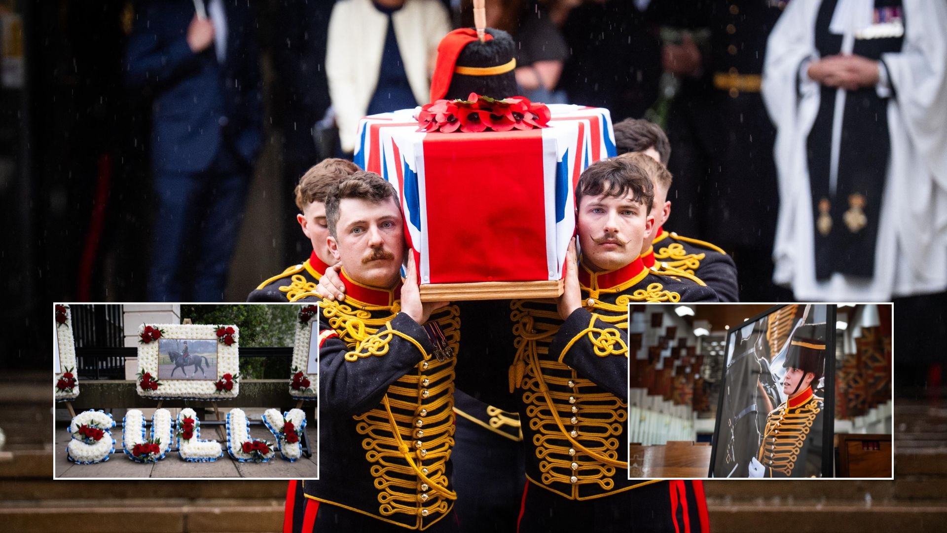 King's Troops hold funeral for soldier who died at Royal Windsor Horse Show