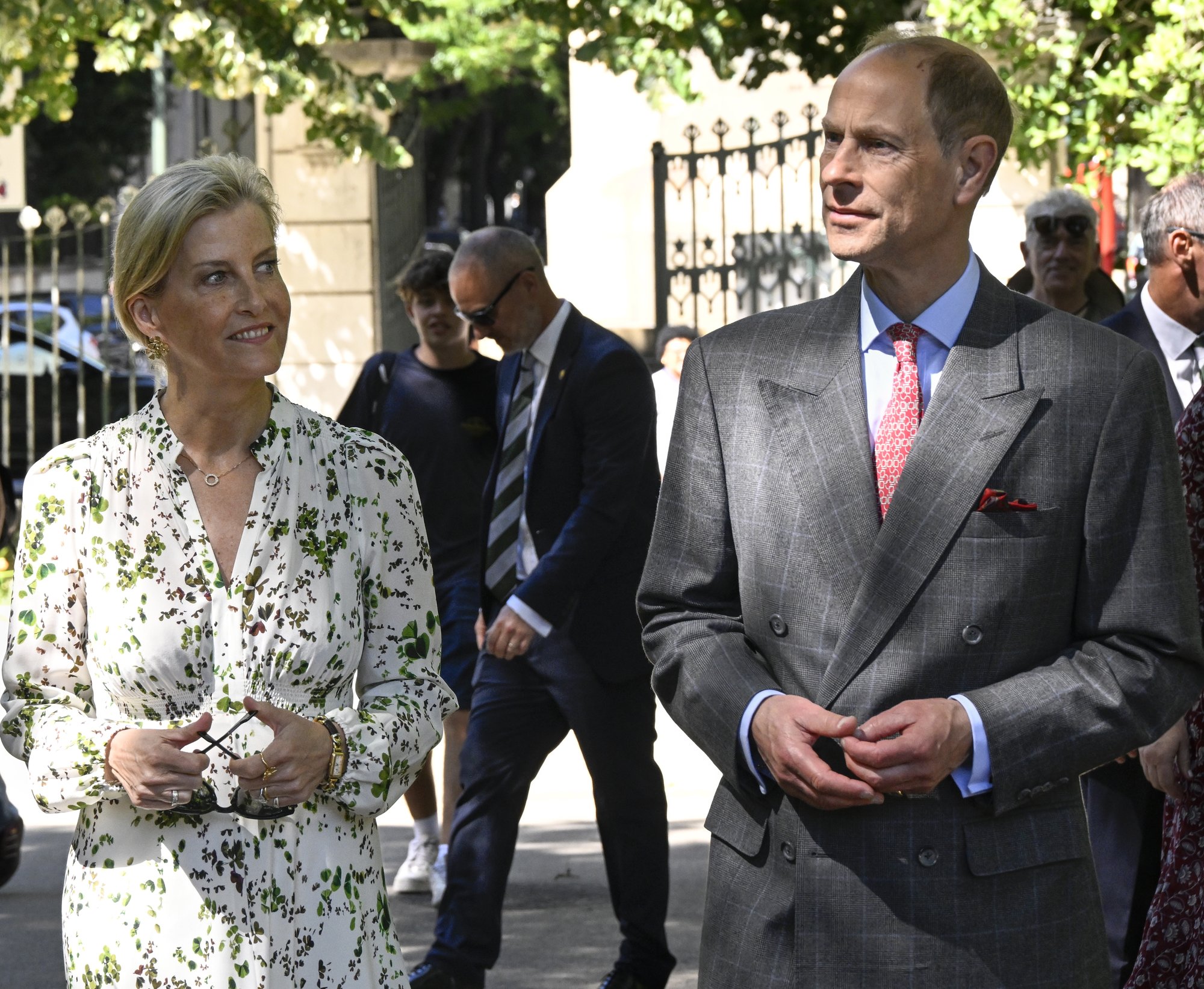 Prince Edward and Sophie end three-day international tour with traditional ceremony in Portugal