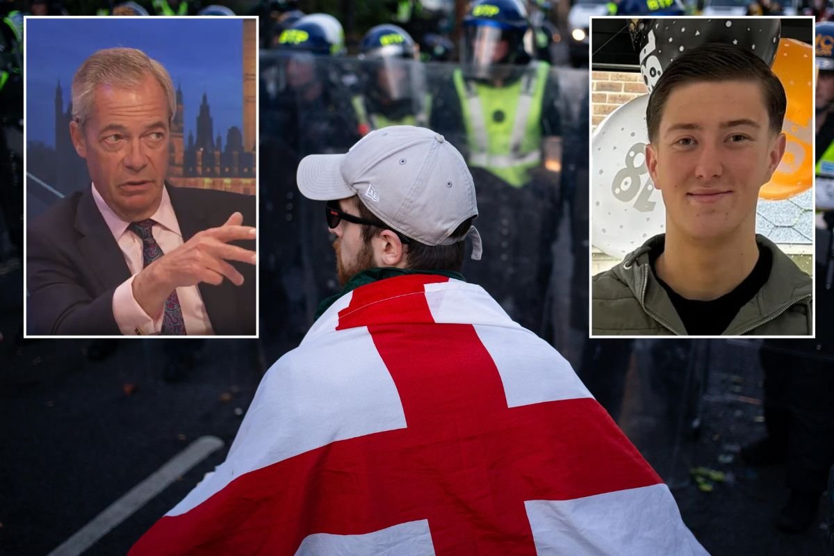 Nigel Farage condemns violence at Henry Nowak protest before defending 'cold rage' remarks