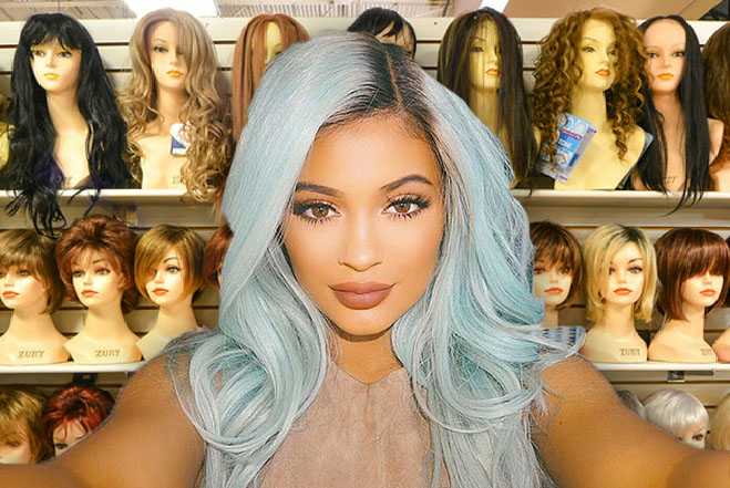 does kylie jenner wear wigs