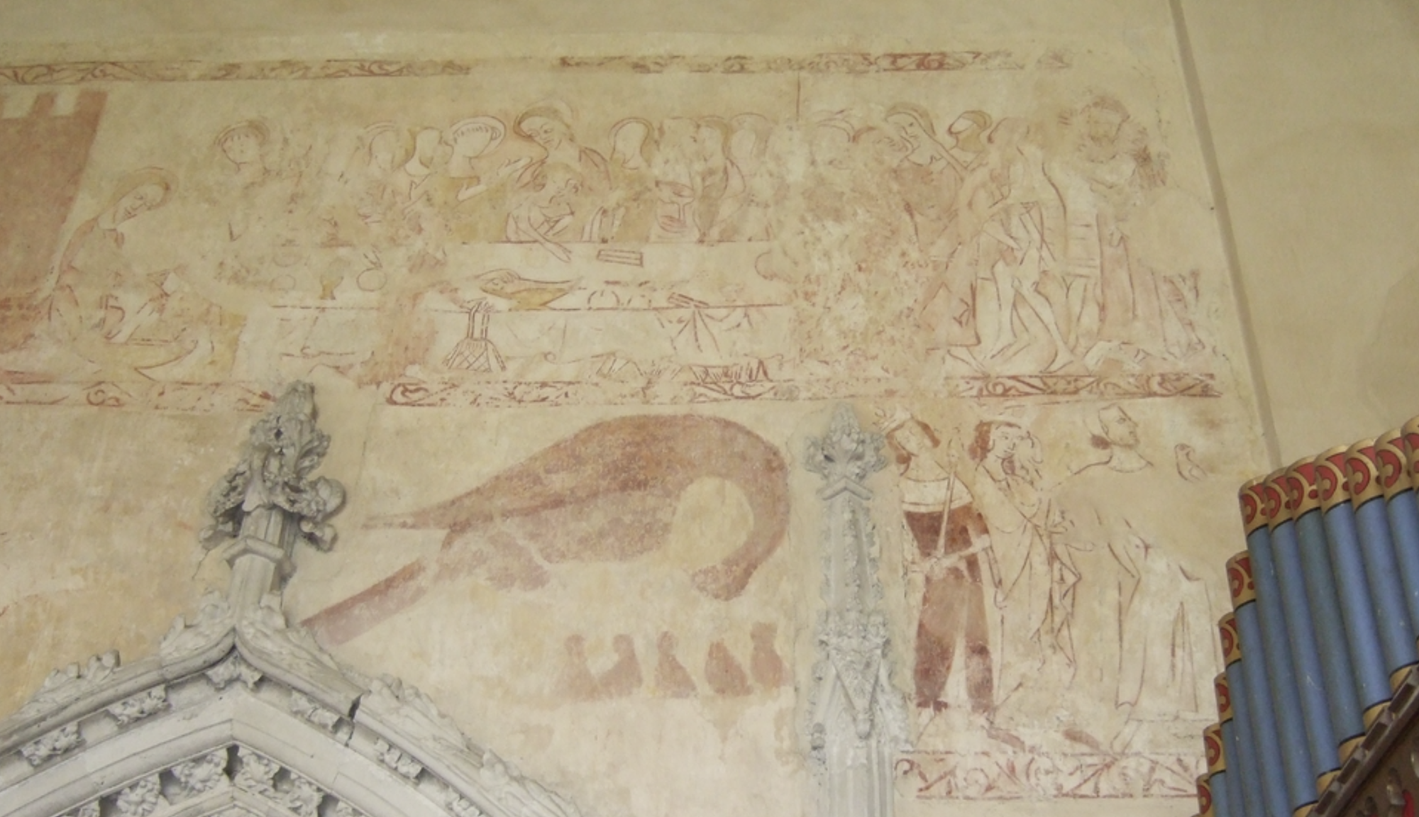 Medieval parish murals and clocks saved by Church of England