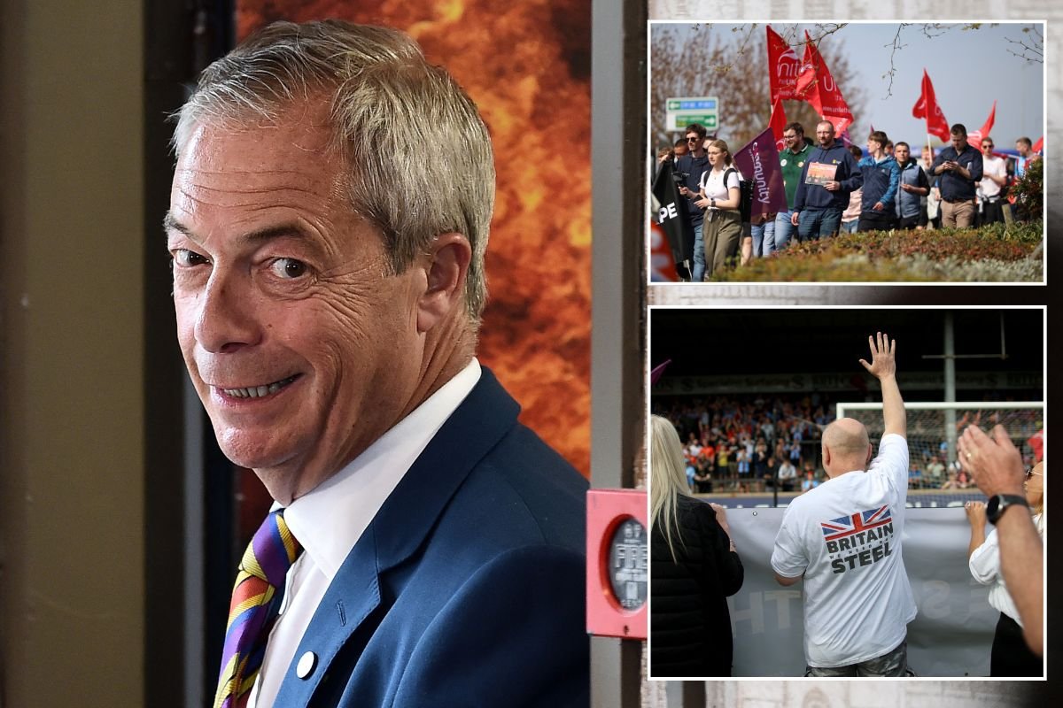 Nigel Farage issues appeal to 'patriotic working-class' as Reform extends olive branch to trade unions