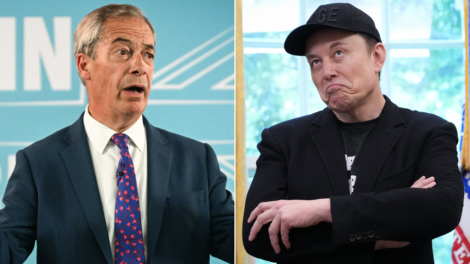 Nigel Farage addresses 'bizarre AI videos' as pres