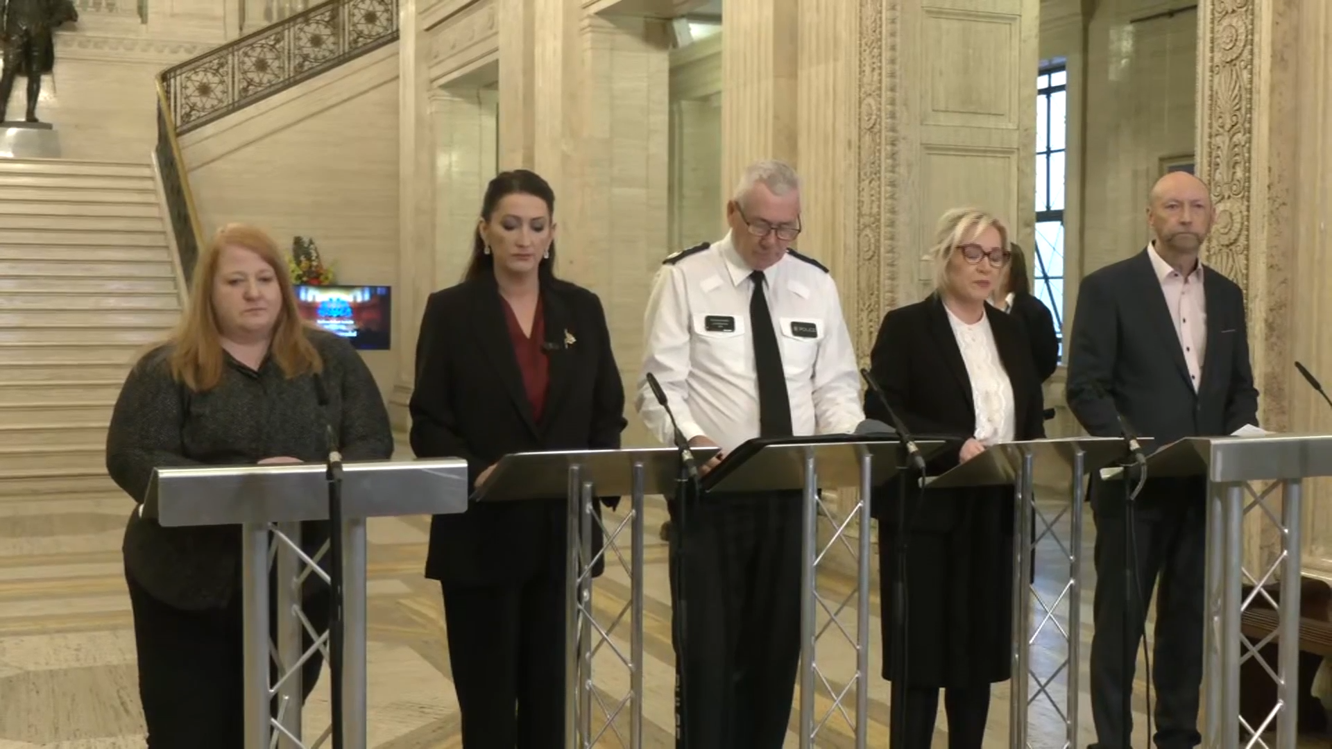 WATCH: Stormont issues joint response to 'barbaric