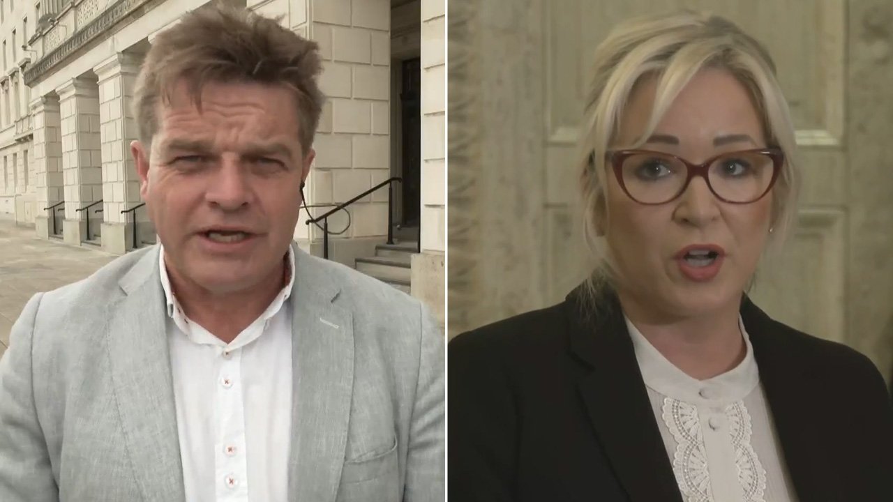 Sinn Fein FM accuses GB News of 'fake news' after 
