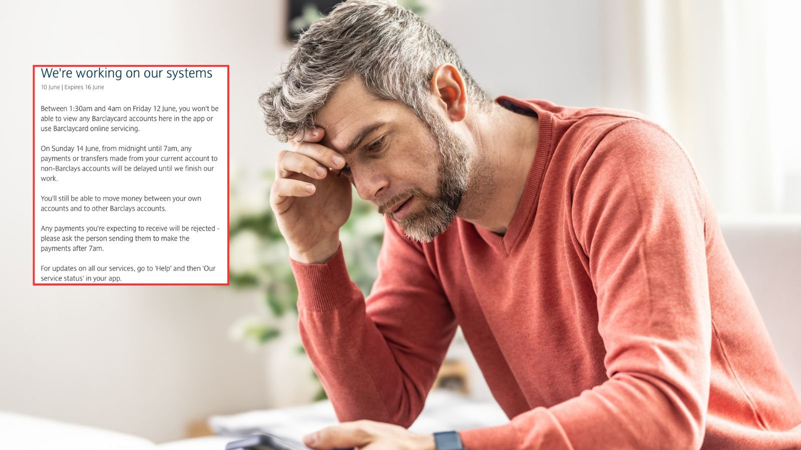 Barclays outage warning: Bank confirms payment delays and account access issues during maintenance