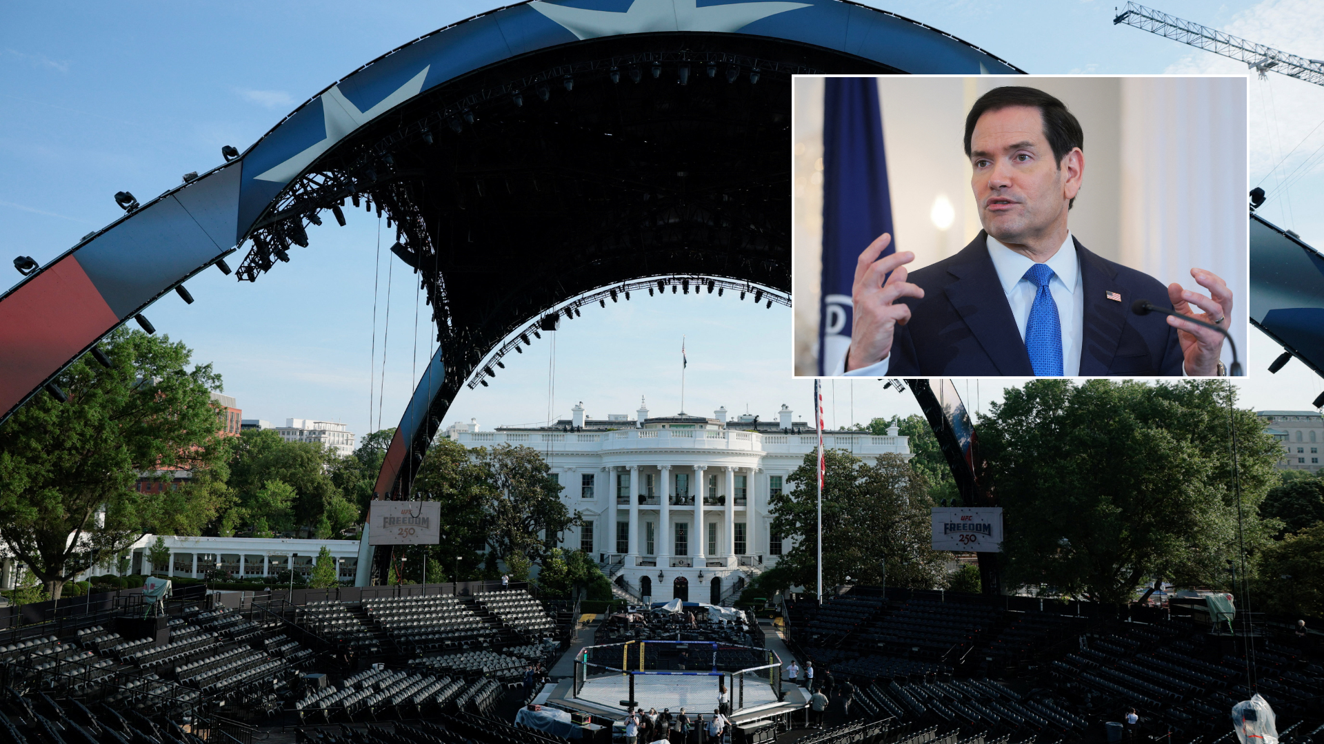 UFC White House to be watched by 'a billion people all over the world' says Marco Rubio
