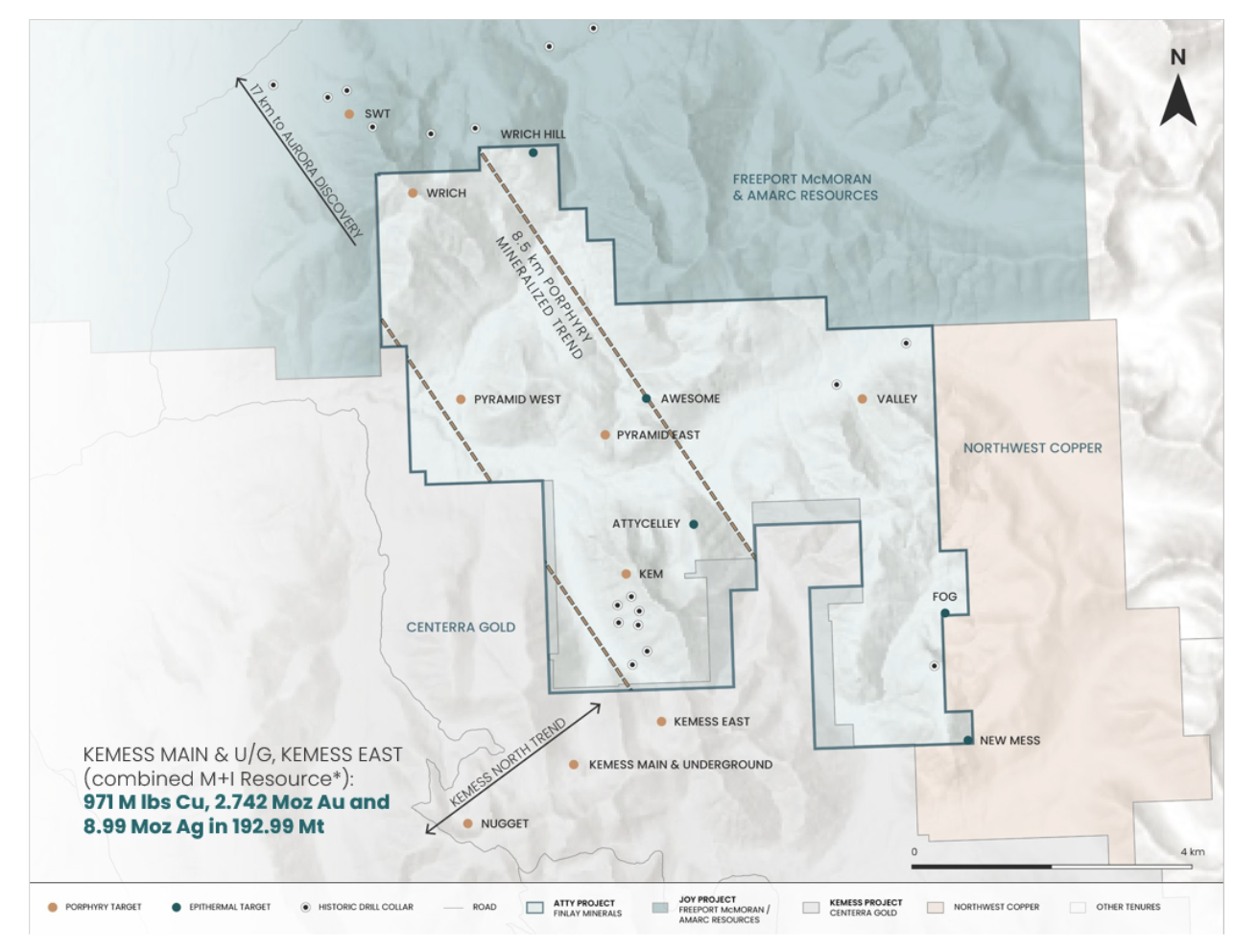 Finaly Minerals' ATTY property resource