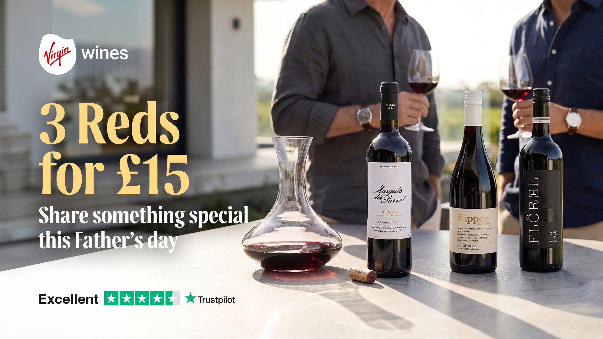 GB News offers verdict on Virgin Wines premium red trio on offer for just £15 this Father’s Day