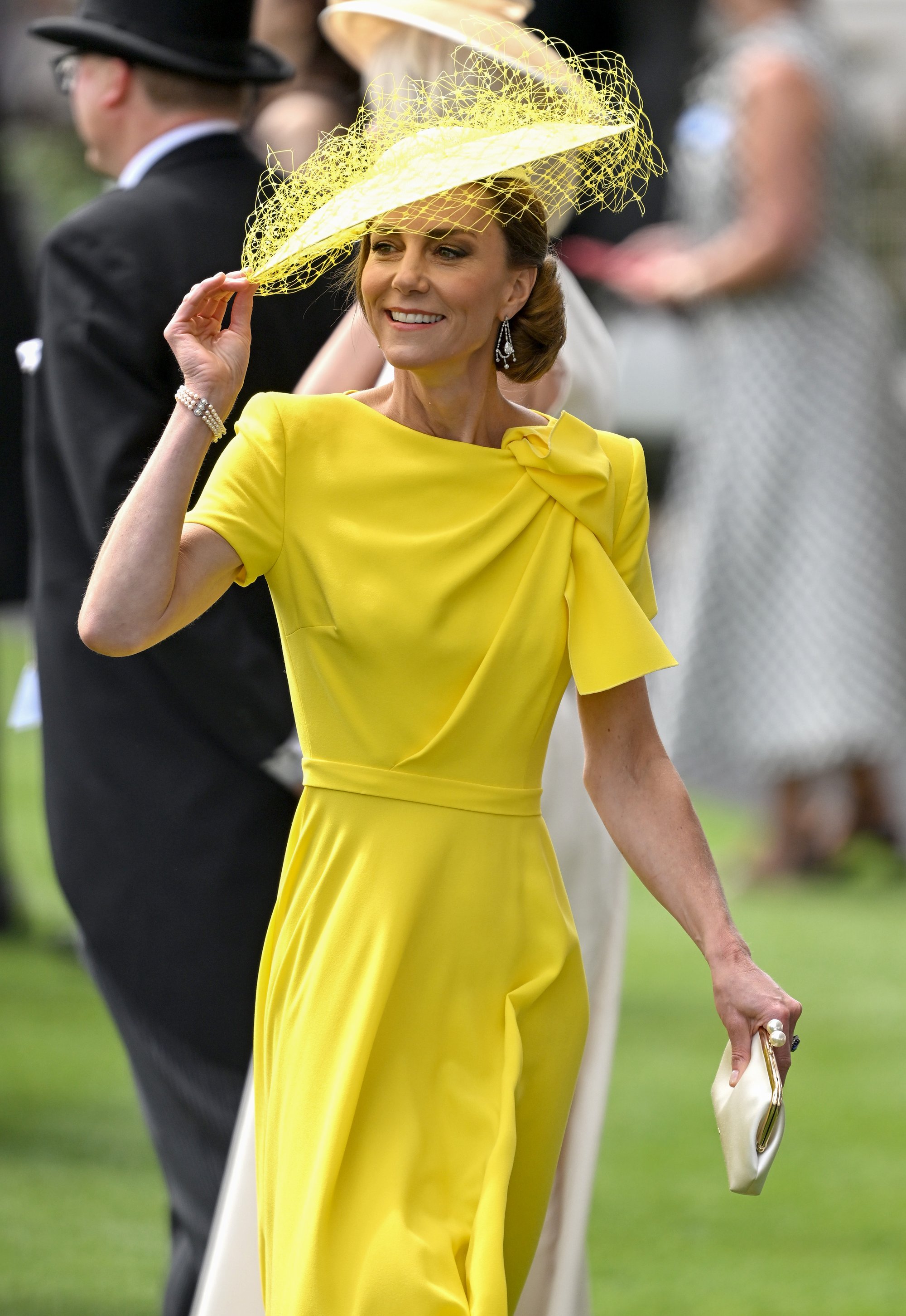 Princess of Wales returns to Ascot after three-year absence as she joins King and William in royal box