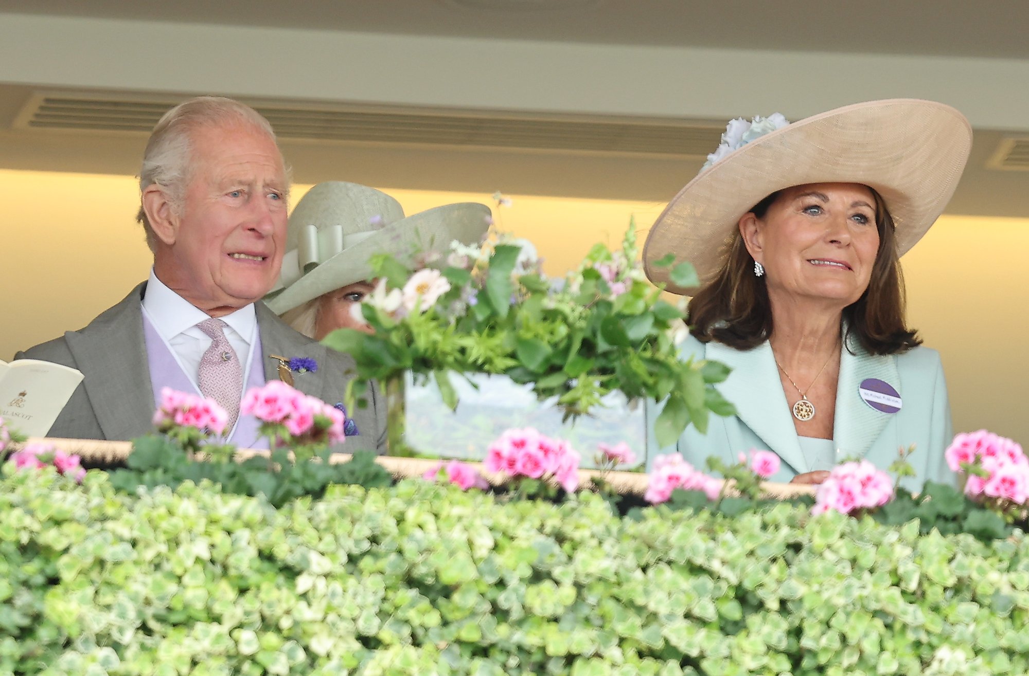 Carole Middleton steps out with King and Queen for Royal Ascot despite Catherine's absence