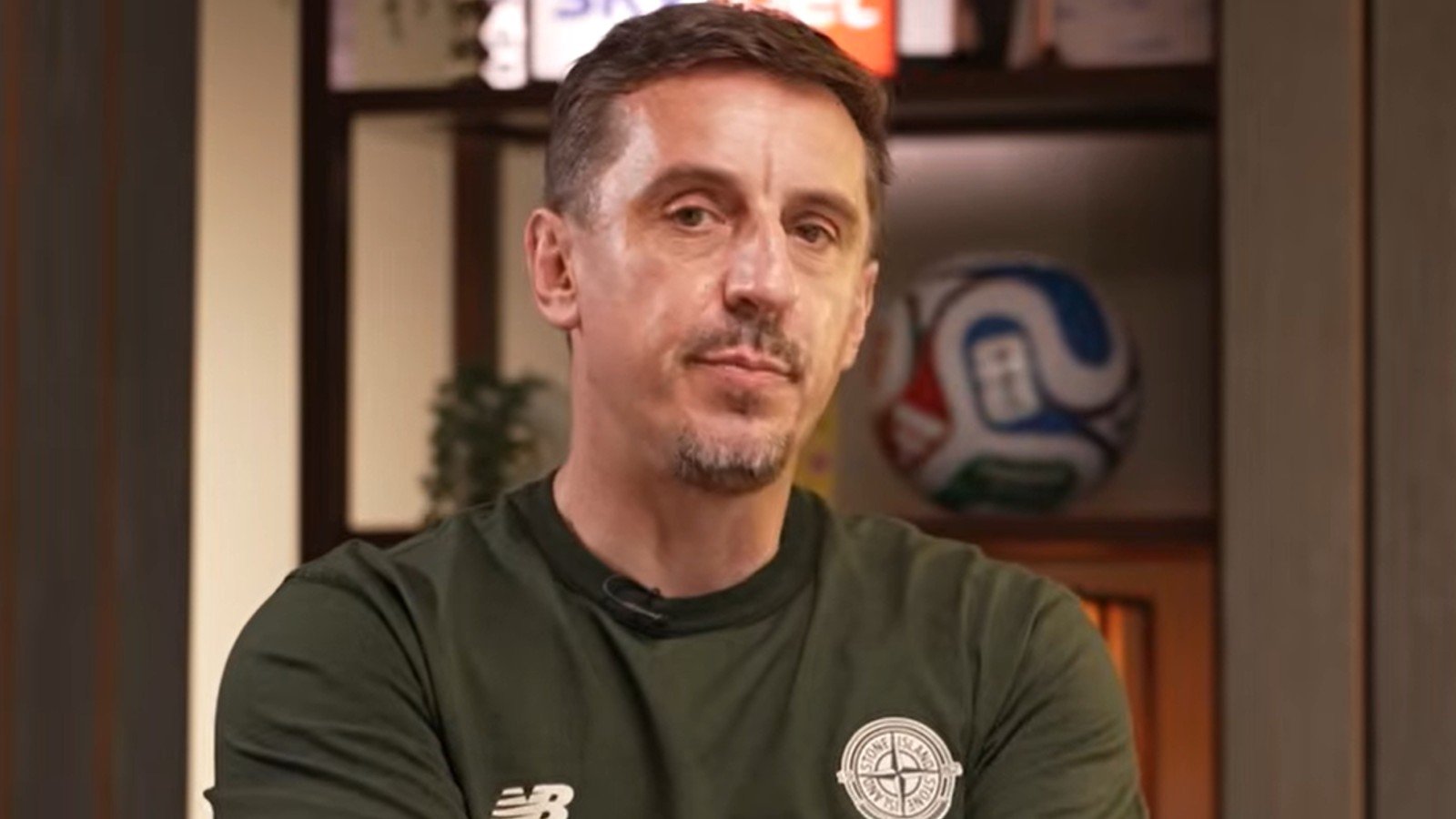 Gary Neville forced to deny agenda against England star after World Cup win over Croatia