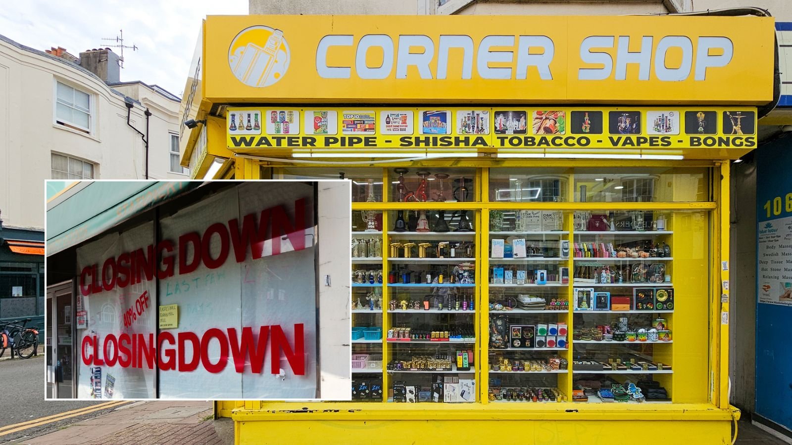 Economy alert: Vape shops blamed for decline in UK high streets as town centres collapse
