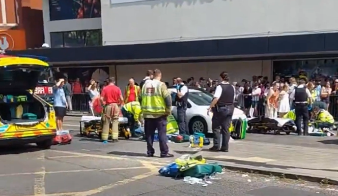 Somalia-born man charged with five counts of attempted murder after several people hit by car in west London