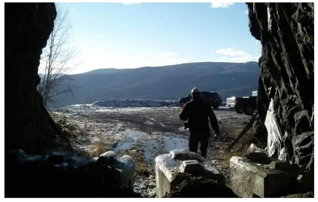 View of Apex Resources' past-producing Jersey-Emerald mine