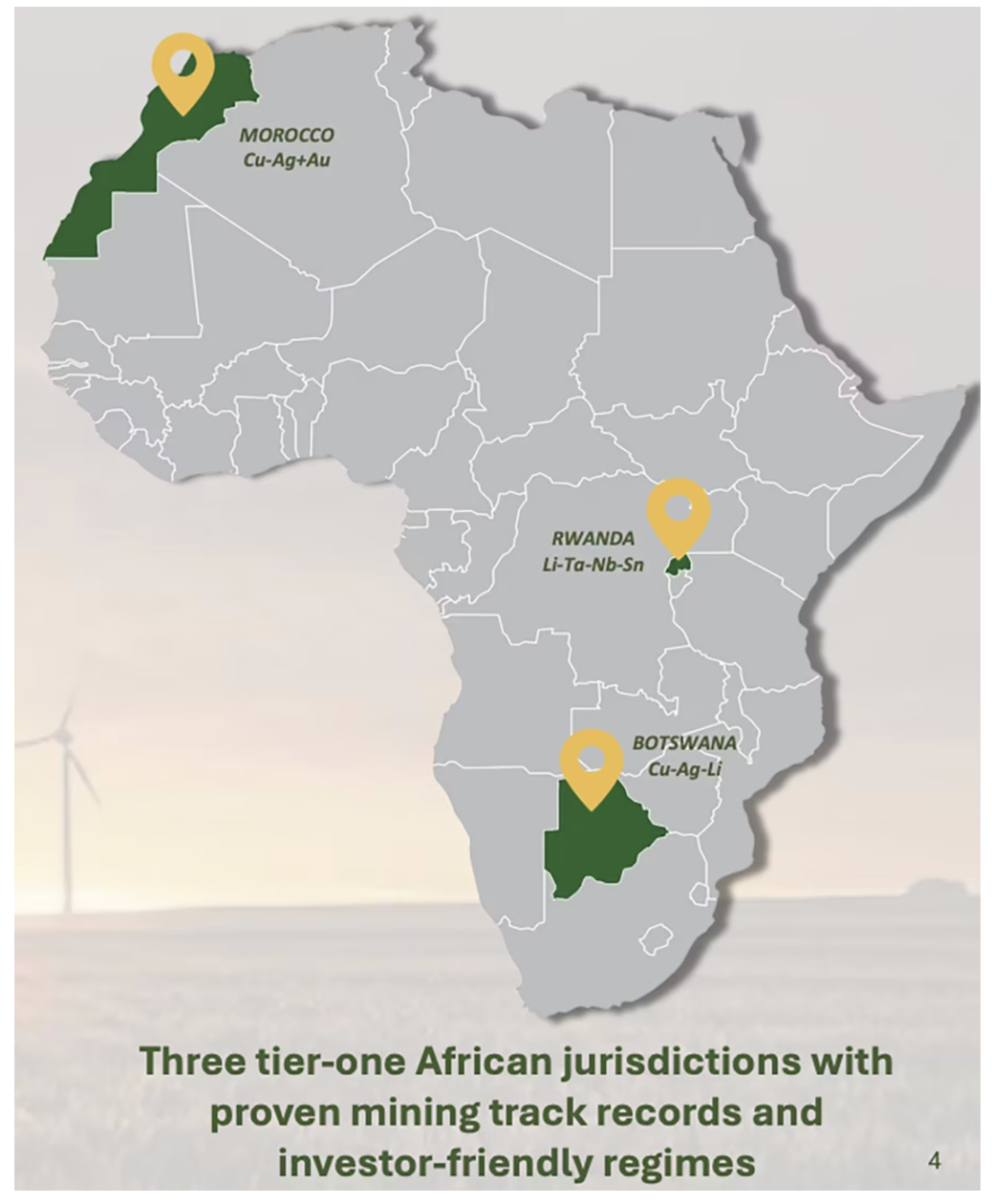 Three tier-one African jurisdictions where Aterian projects are located