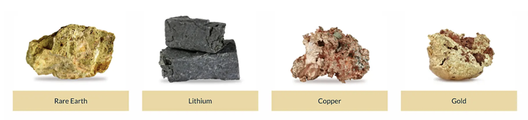 Rock samples from Augustus Minerals projects