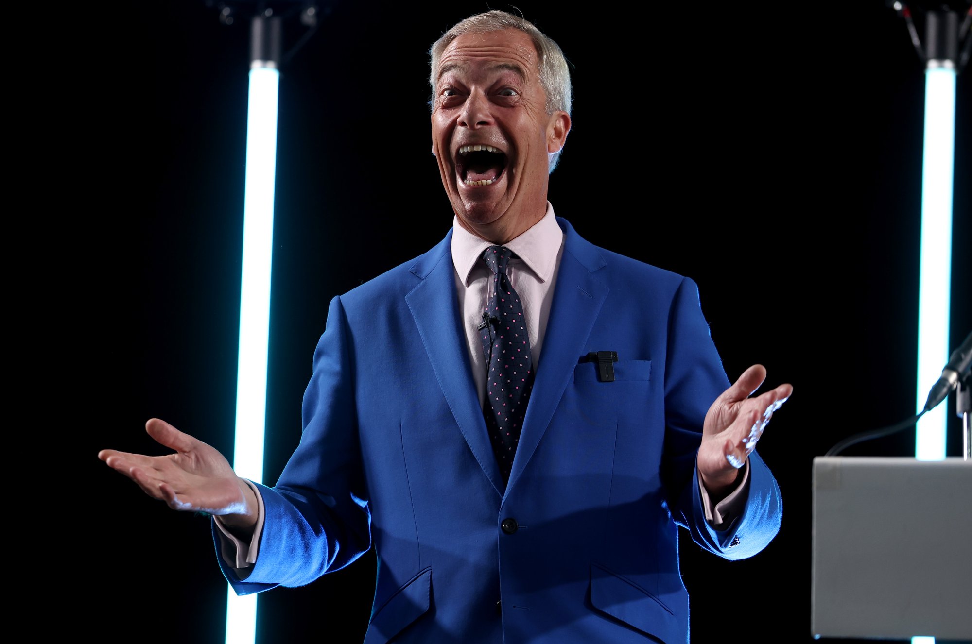 Nigel Farage prepares early election war chest after unveiling Reform UK's third billionaire backer