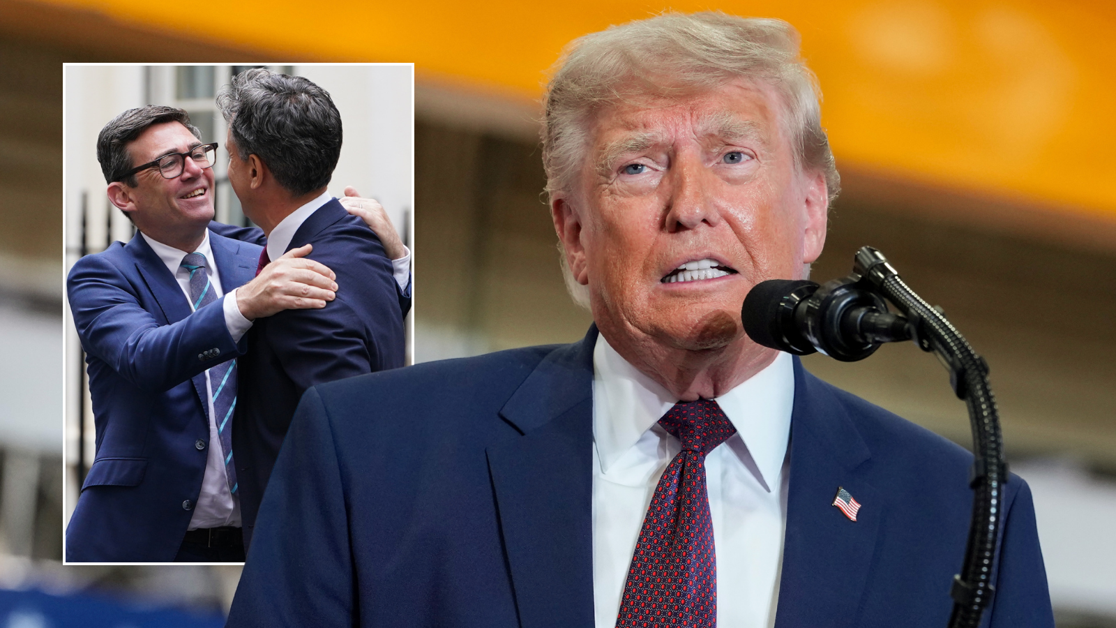 Andy Burnham risks Donald Trump’s fury by making Ed Miliband Chancellor, US President’s team warns