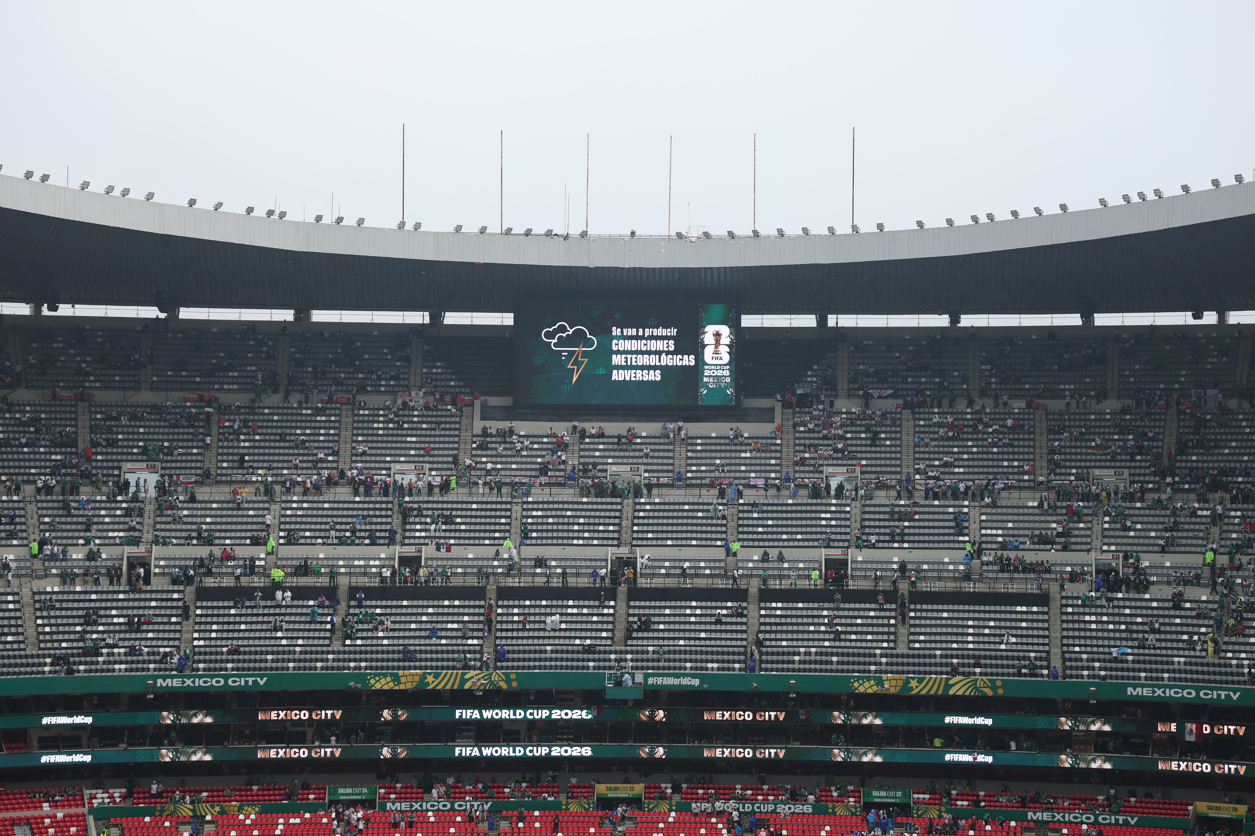 England and Mexico kick-off delayed as fans left furious