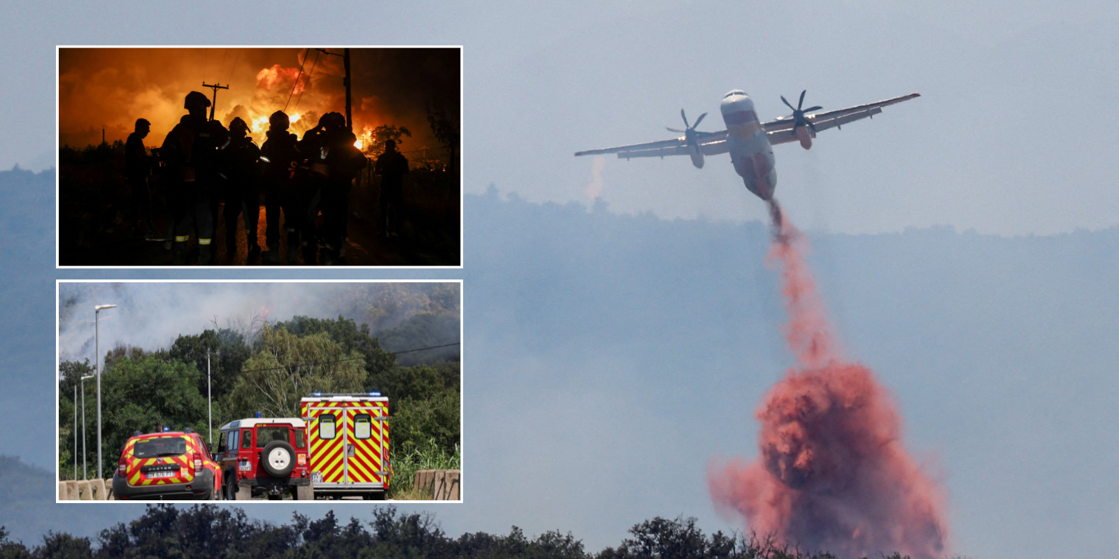 Thousands forced to flee homes as wildfires rage across Europe