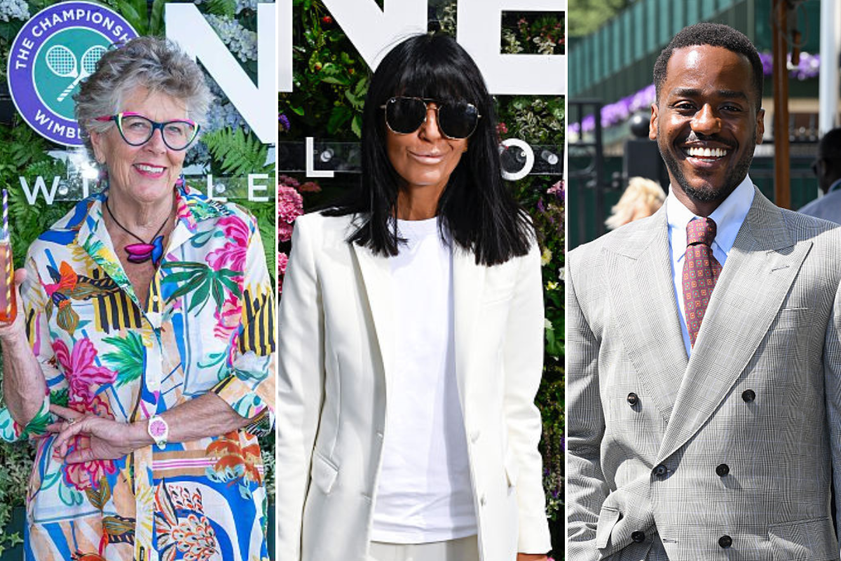 Claudia Winkleman, Prue Leith and Dr Who star lead best-dressed Wimbledon celebs as stars descend on day 8 of tennis tournament