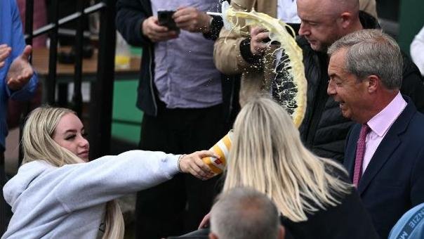 From egging to milkshakes: Five times Nigel Farage has been threatened in public