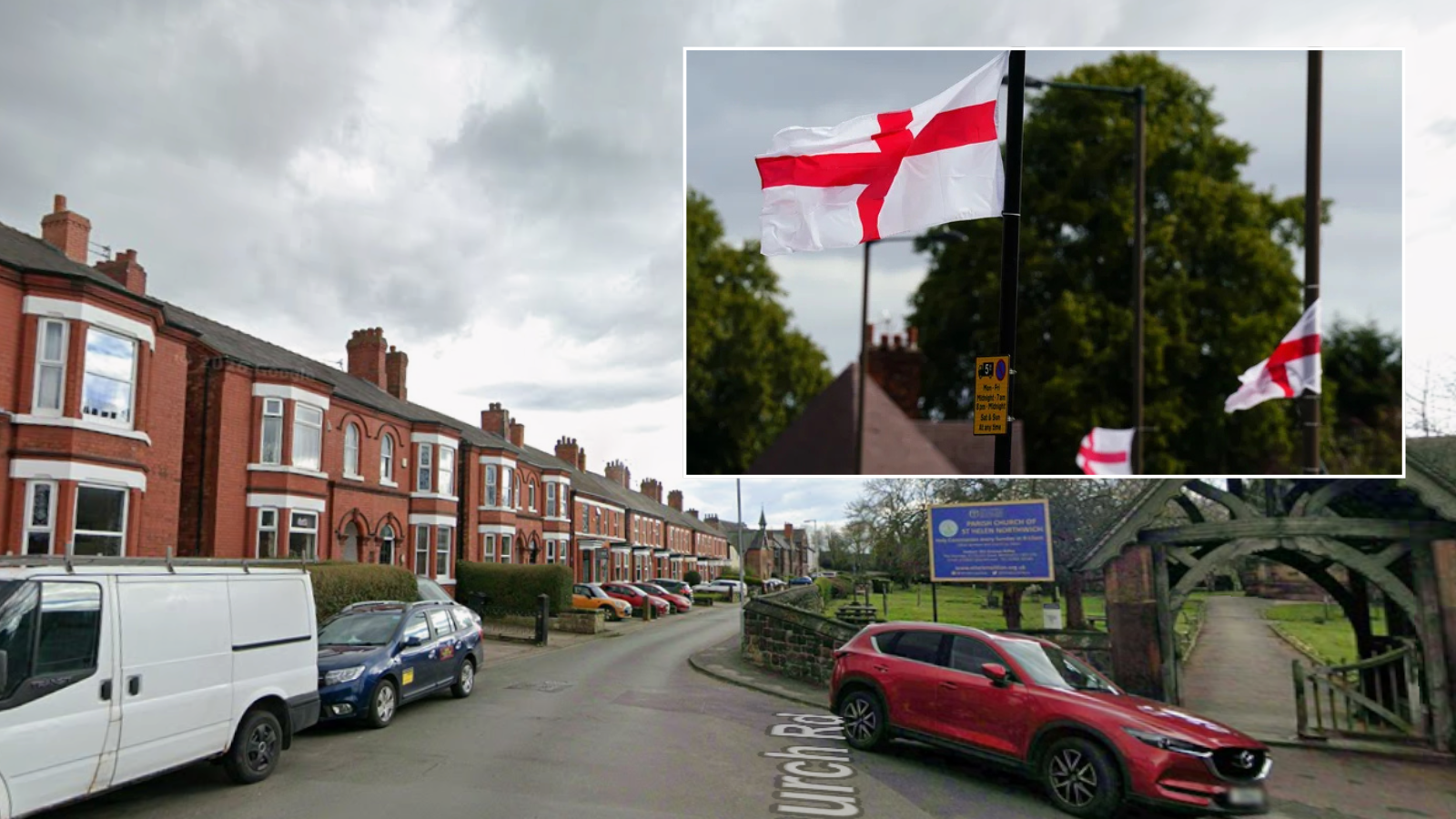 Labour council orders locals to rip down St George's Cross bunting as it poses 'danger' to drivers