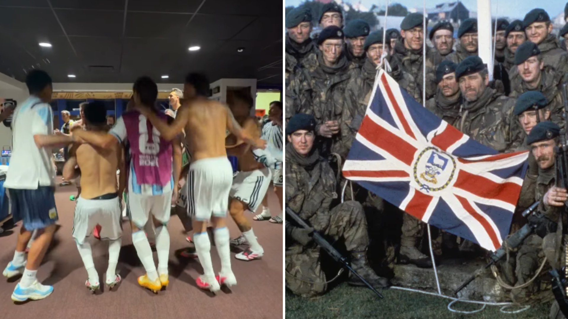 Argentina players sing they will beat England 'for the Falklands' ahead of World Cup semi-final