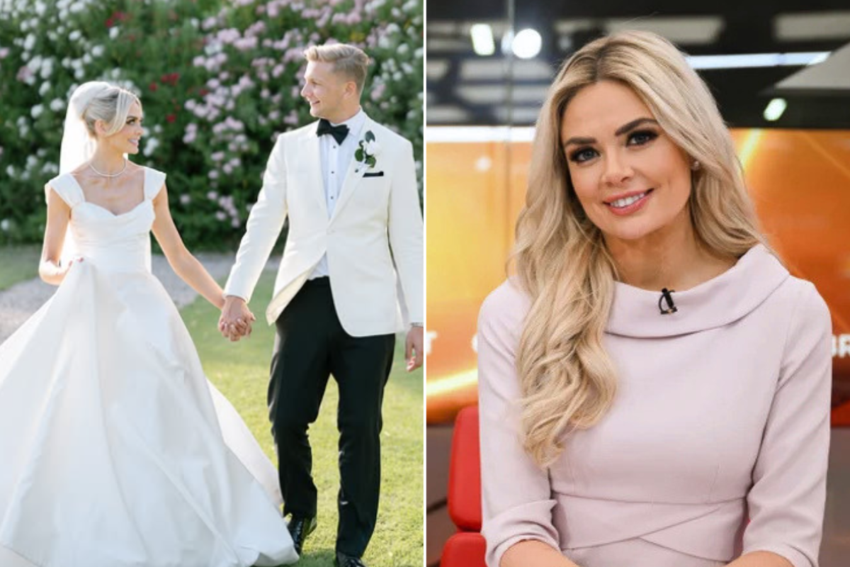 Ellie Costello delights fans with unseen wedding video and stunning new photos as the GB News star marks first wedding anniversary